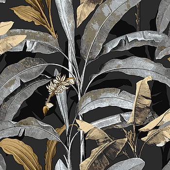 Galerie Wallcoverings Product Code 18542 - Into The Wild Wallpaper Collection - Black Colours -  