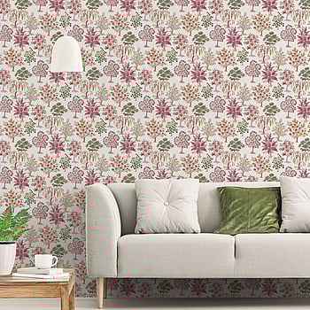 Galerie Wallcoverings Product Code 18558 - Into The Wild Wallpaper Collection - Red Colours -  