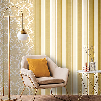 Galerie Wallcoverings Product Code 23672 - Italian Classics 4 Wallpaper Collection - Gold Colours -  