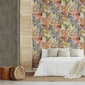Galerie Wallcoverings Product Code 26736 - Tropical Wallpaper Collection - Peanut Colours -  