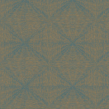 Galerie Wallcoverings Product Code 30832 - Montego Wallpaper Collection - Turquoise Gold Colours -  