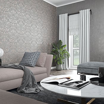 Galerie Wallcoverings Product Code 32604 - City Glam Wallpaper Collection - Rose Gold Grey Colours -  