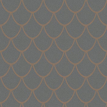 Galerie Wallcoverings Product Code 32721 - City Glam Wallpaper Collection - Dark Grey Rose Gold Colours -  