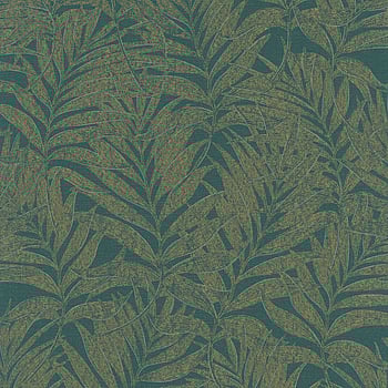 Galerie Wallcoverings Product Code 34007 - Hotel Wallpaper Collection - Green, Gold Colours -  