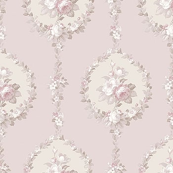 Galerie Wallcoverings Product Code 3904 - Italian Damasks 3 Wallpaper Collection - Pink Cream Beige Colours -  