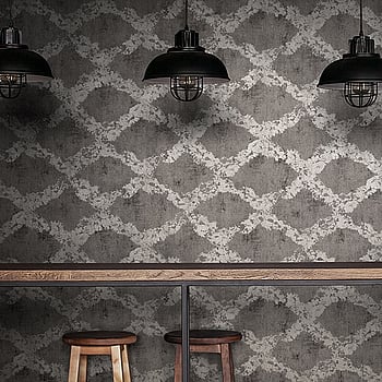 Galerie Wallcoverings Product Code 64985 - Crafted Wallpaper Collection - Brown Grey Silver Colours -  