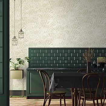 Galerie Wallcoverings Product Code 65003 - Feel Wallpaper Collection - Cream Silver Grey Colours -  