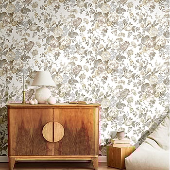 Galerie Wallcoverings Product Code 84020 - Cottage Chic Wallpaper Collection - Beige Colours -  