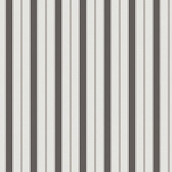 Galerie Wallcoverings Product Code 9816-4 - Essential Stripes Wallpaper Collection - Black Grey Colours -  