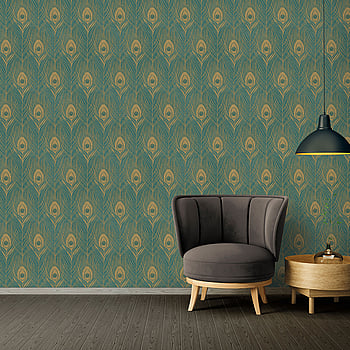 Galerie Wallcoverings Product Code AC60006 - Absolutely Chic Wallpaper Collection - Yellow Green Metallic Colours -  