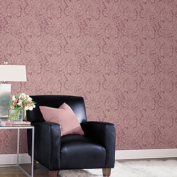 Galerie Wallcoverings Product Code AF37712 - Abby Rose 4 Wallpaper Collection - Plum Pink Colours -  