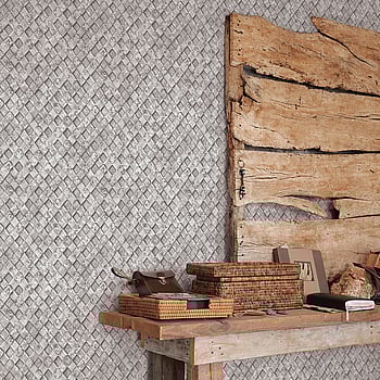 Galerie Wallcoverings Product Code G45339 - Grunge Wallpaper Collection - Grey Colours -  