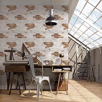Galerie Wallcoverings Product Code G45352 - Grunge Wallpaper Collection - Beige Brown Colours -  