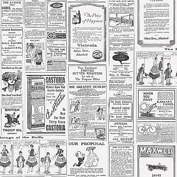 Galerie Wallcoverings Product Code G45449 - Just Kitchens Wallpaper Collection - Black White Colours -  