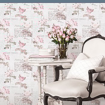 Galerie Wallcoverings Product Code G56286 - Nostalgie Wallpaper Collection - Pink Colours -  