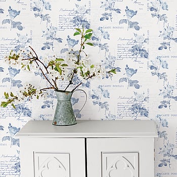 Galerie Wallcoverings Product Code G56287 - Nostalgie Wallpaper Collection - Blue Colours -  