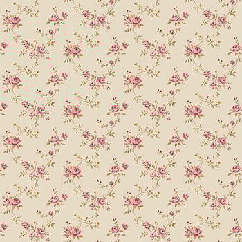 Galerie Wallcoverings Product Code G67893 - Miniatures 2 Wallpaper Collection - Red Cream Green Colours -  