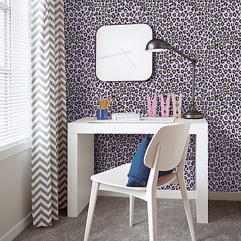 Galerie Wallcoverings Product Code G78566 - Kids & Teens Wallpaper Collection - Purple Turquoise Black Colours -  