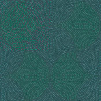 Galerie Wallcoverings Product Code HV41047 - Havana Wallpaper Collection - Blue Green Metallic Colours -  