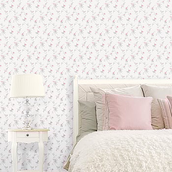 Galerie Wallcoverings Product Code PF38151 - Pretty Prints Wallpaper Collection - Pink, Grey, Beige Colours -  