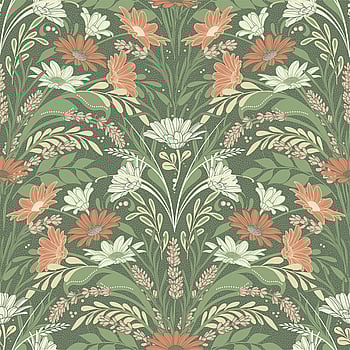 Galerie Wallcoverings Product Code S24117 - Sommarang 2 Wallpaper Collection - Green Colours -  